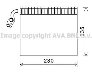 AVA QUALITY COOLING olv600 -  Испаритель, кондиционер